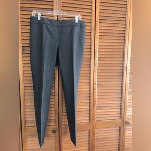 J Crew Stretch Wool Heathered Charcoal Gray Minnie Pants - Discontinued